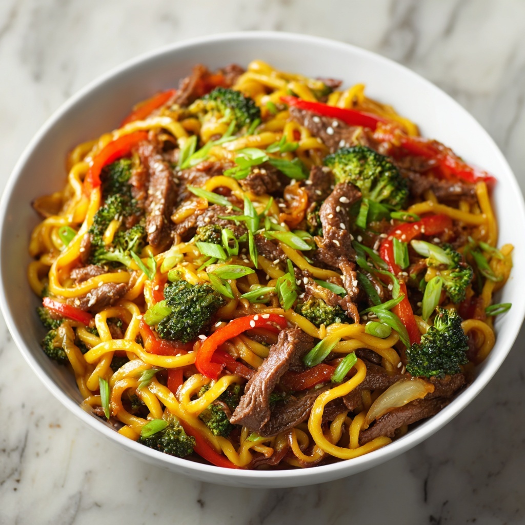 Hoisin Beef Noodles Recipe - Recipe Image