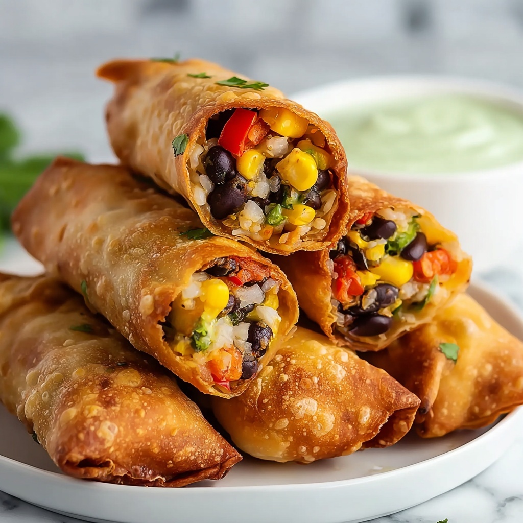 Southwest Chicken Egg Rolls Recipe - Recipe Image