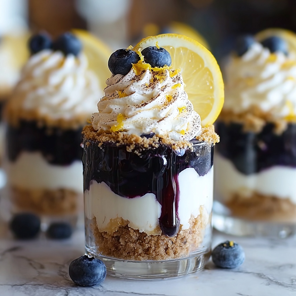 Lemon Blueberry Cheesecake Parfaits Recipe - Recipe Image
