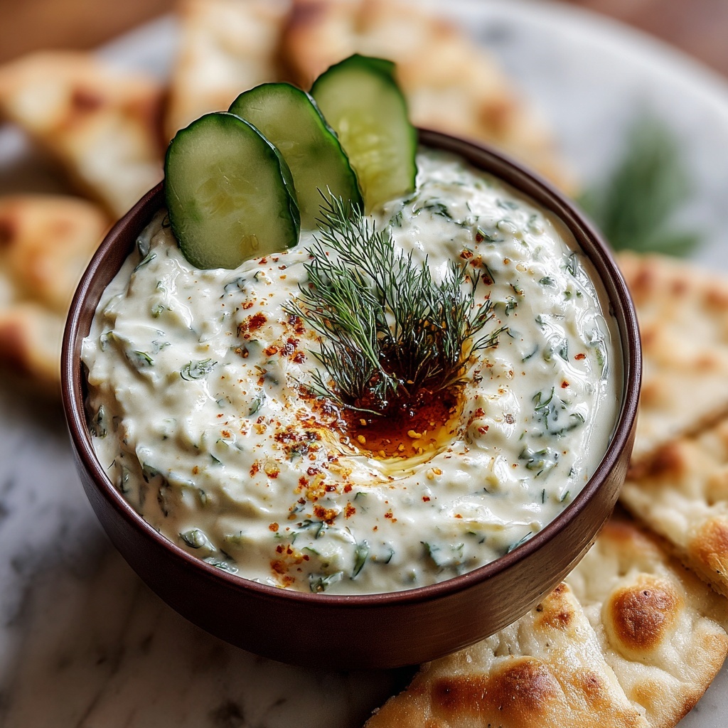 Tzatziki Sauce Dip Recipe - Recipe Image