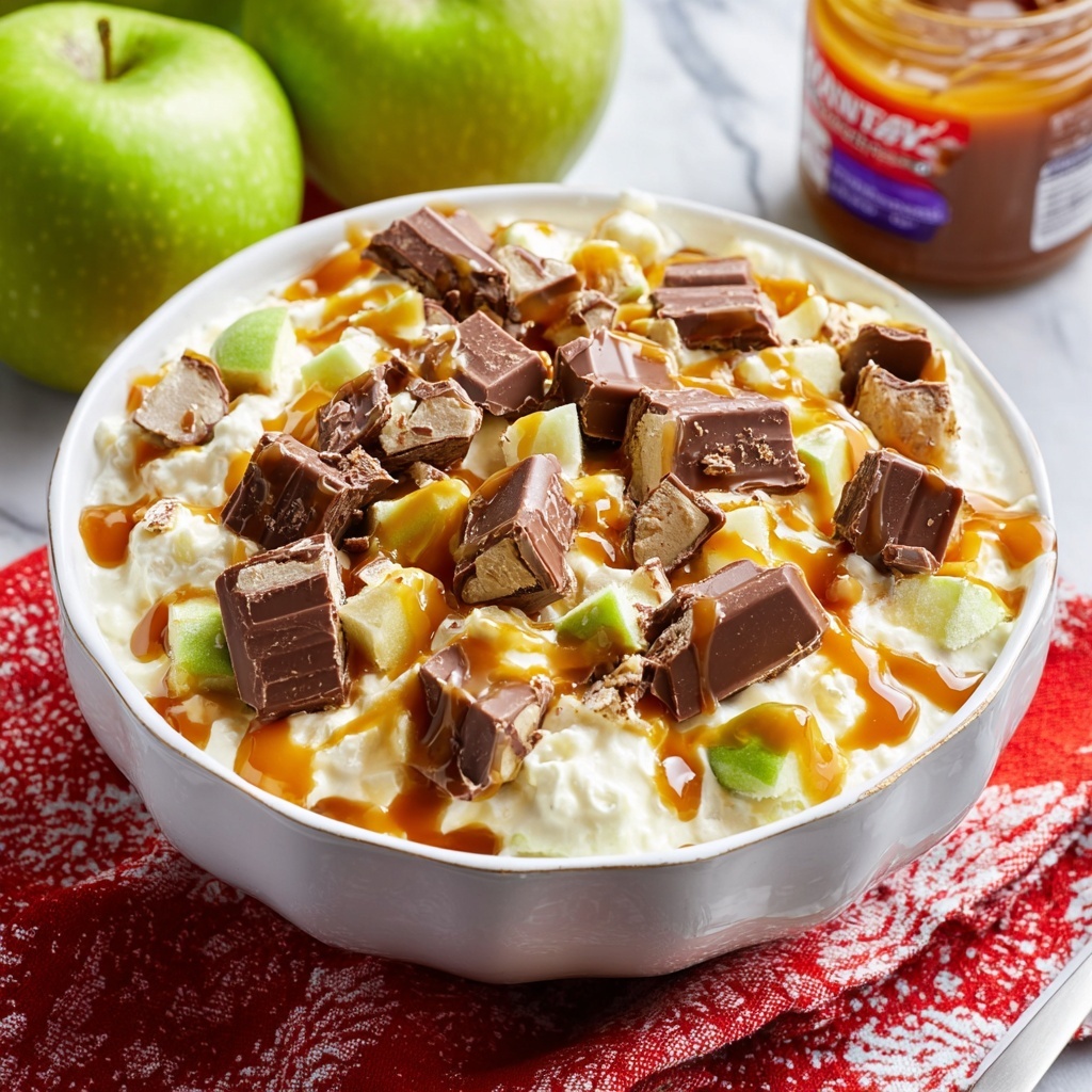 Snickers Caramel Apple Salad Recipe - Recipe Image