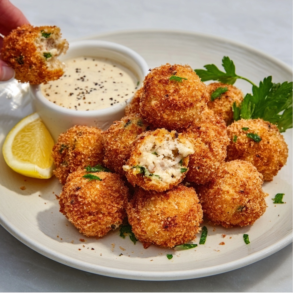Crispy Golden Crab Bites Recipe - Recipe Image