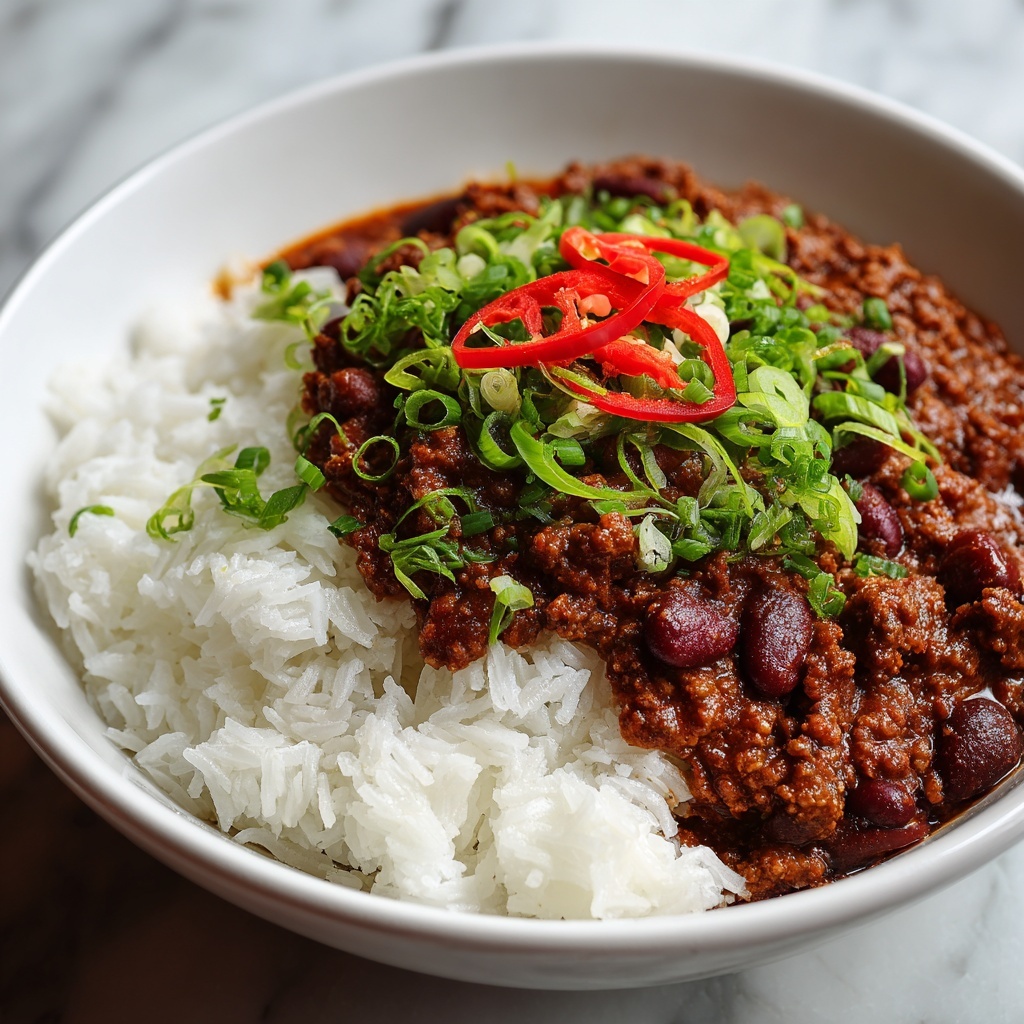 Easy Chili Beans and Rice Recipe - Recipe Image
