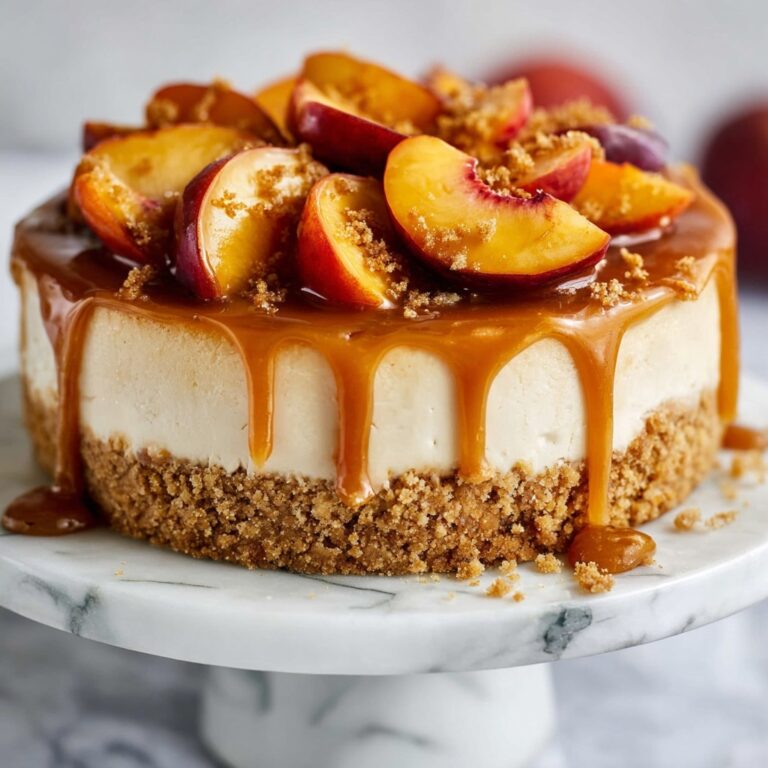 Peach Cobbler Cheesecake Recipe