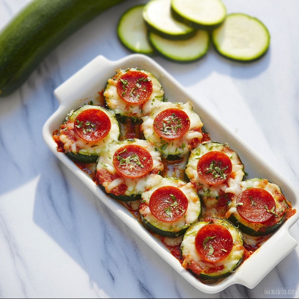 Zucchini Pizza Bites Recipe - Recipe Image