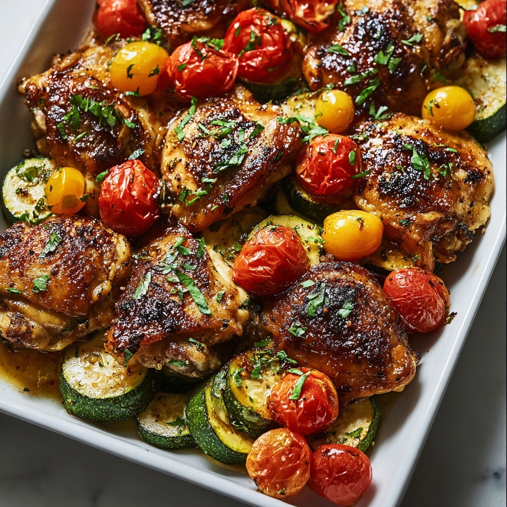 Mediterranean Chicken Zucchini Bake Recipe - Recipe Image
