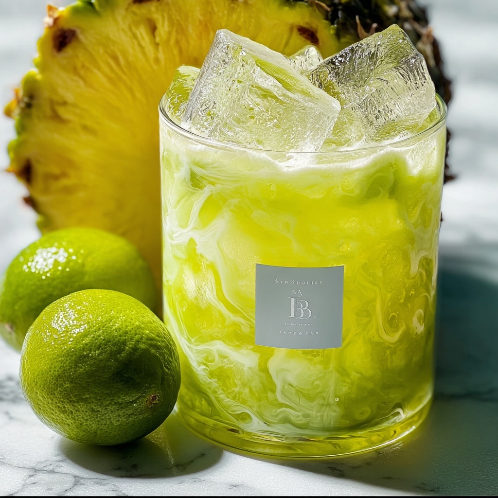 Pineapple Matcha Drink - Recipe Image