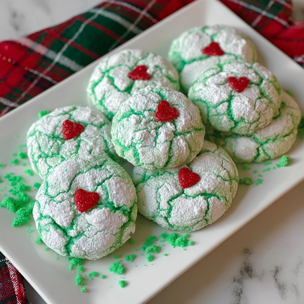 Grinch Cookies - Recipe Image