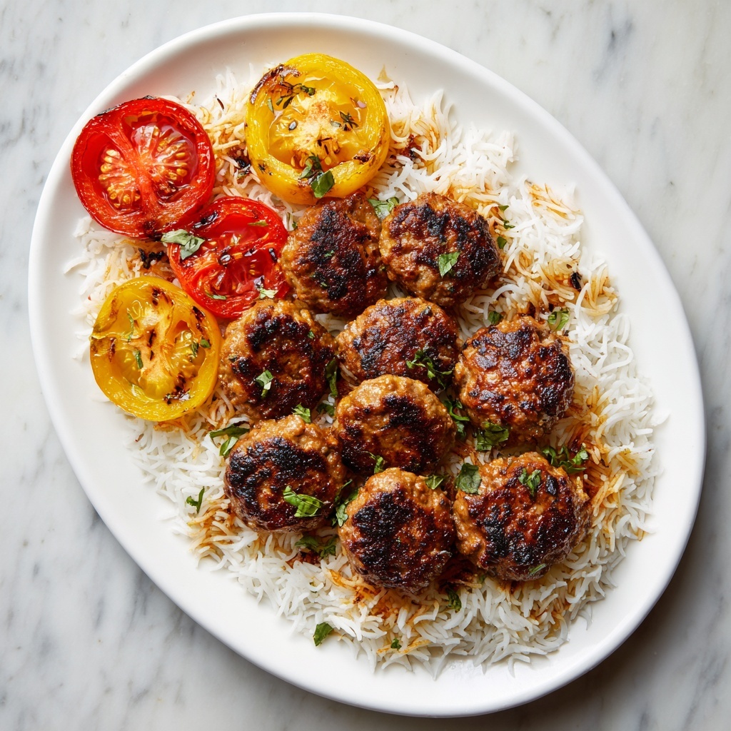 Sizzling Beef & Lamb Kafta with Warm Pita or Rice! - Recipe Image