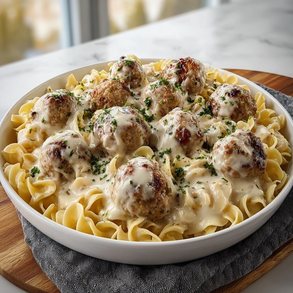 Swedish Meatball Pasta Bake Recipe - Recipe Image