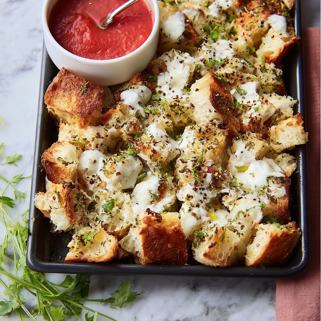 Garlic Bread Nachos Recipe - Recipe Image