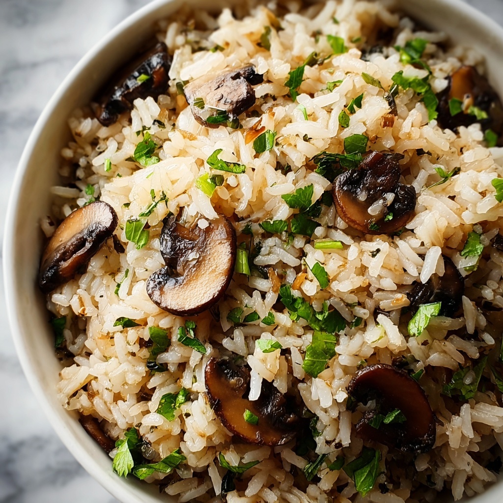 Mushroom Rice Recipe - Recipe Image