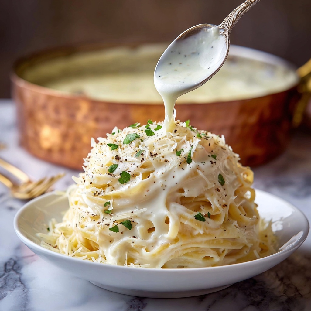 Rich and Creamy Homemade Alfredo Sauce Recipe - Recipe Image