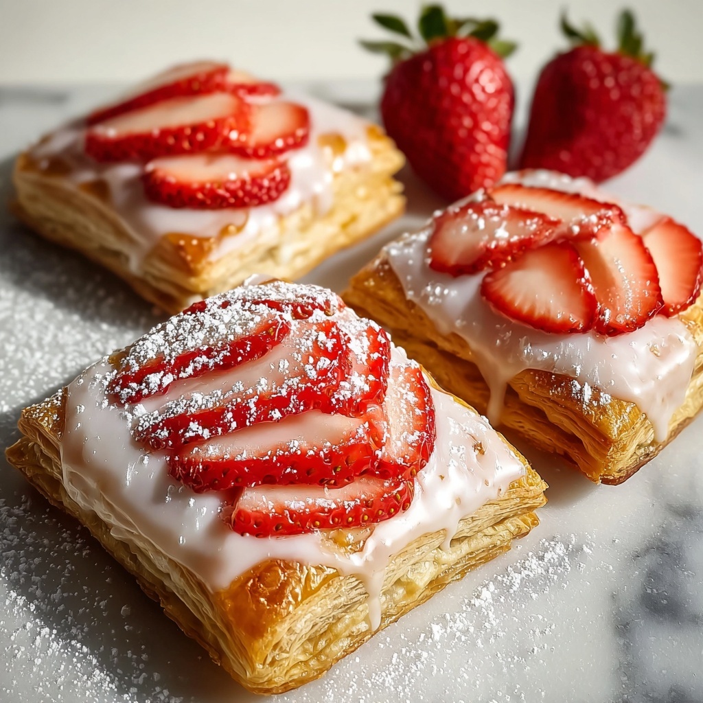 Strawberry Lemon Danish Pastry Recipe - Recipe Image