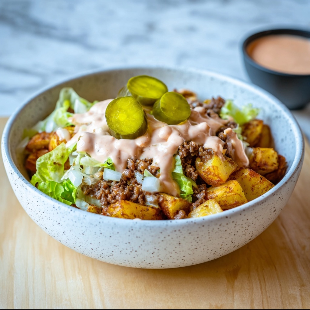 Loaded Potato Big Mac Bowl Recipe - Recipe Image