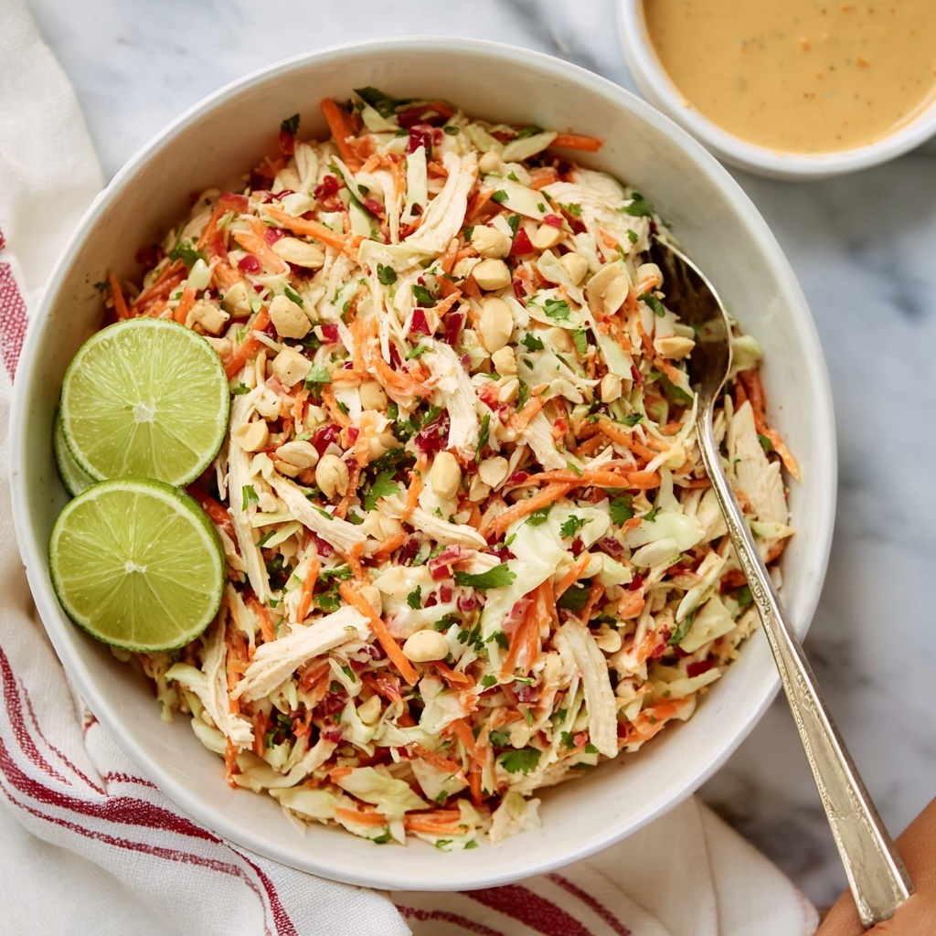 Thai Peanut Chicken Salad Recipe - Recipe Image
