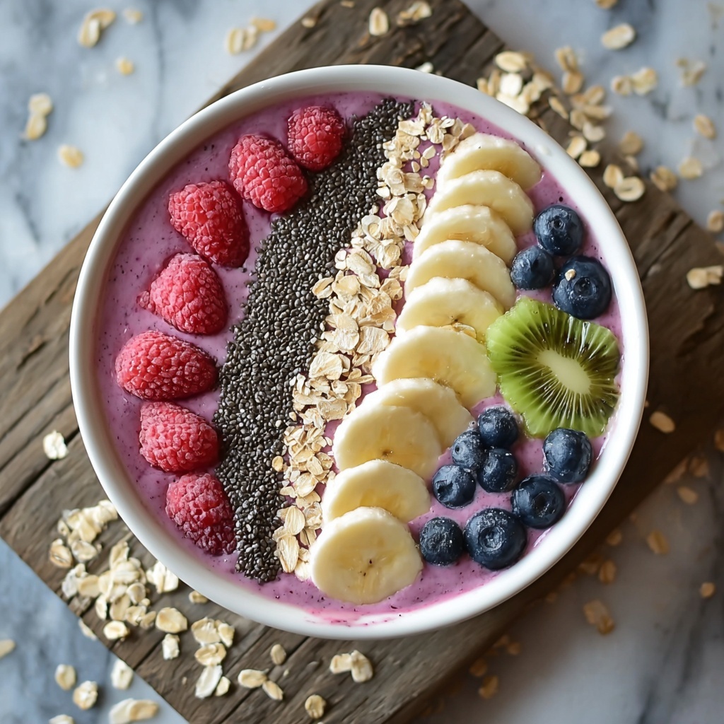Energizing Breakfast Smoothie Bowl for a Vibrant Morning Boost Recipe - Recipe Image