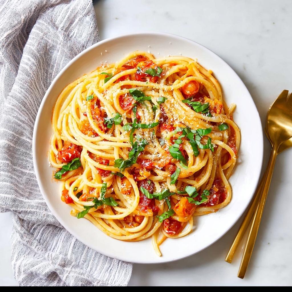 Burst Cherry Tomato Pasta Recipe - Recipe Image
