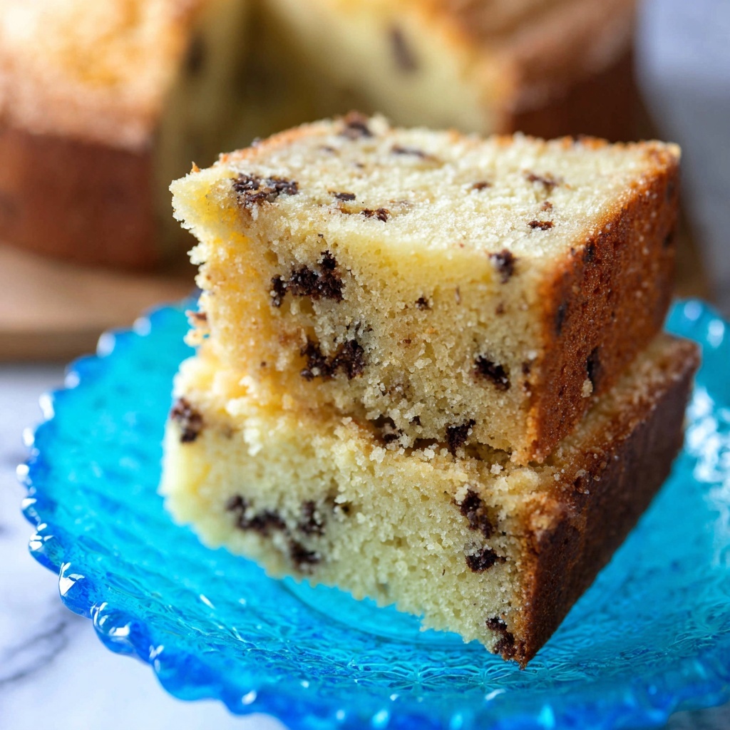 The BEST Chocolate Chip Pound Cake Recipe - Recipe Image