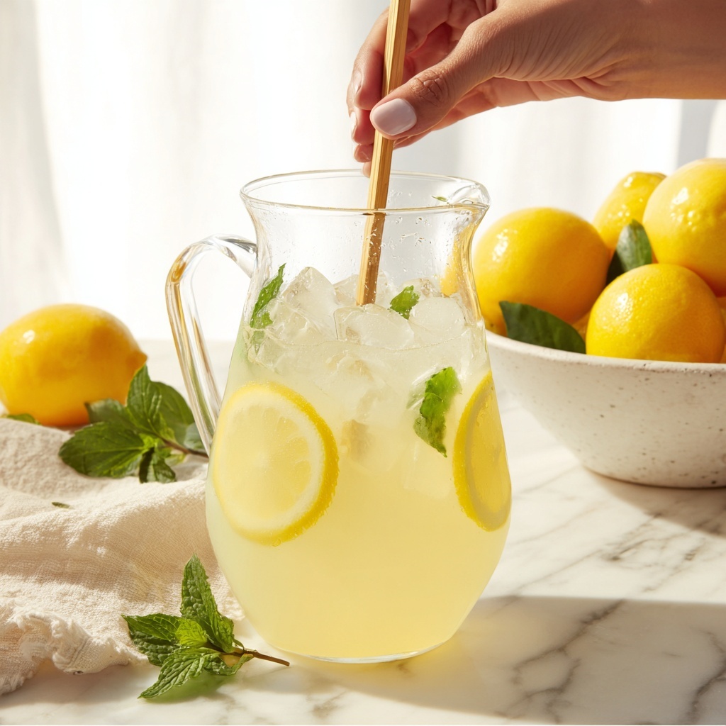 Refreshing Homemade Lemonade Recipe - Recipe Image