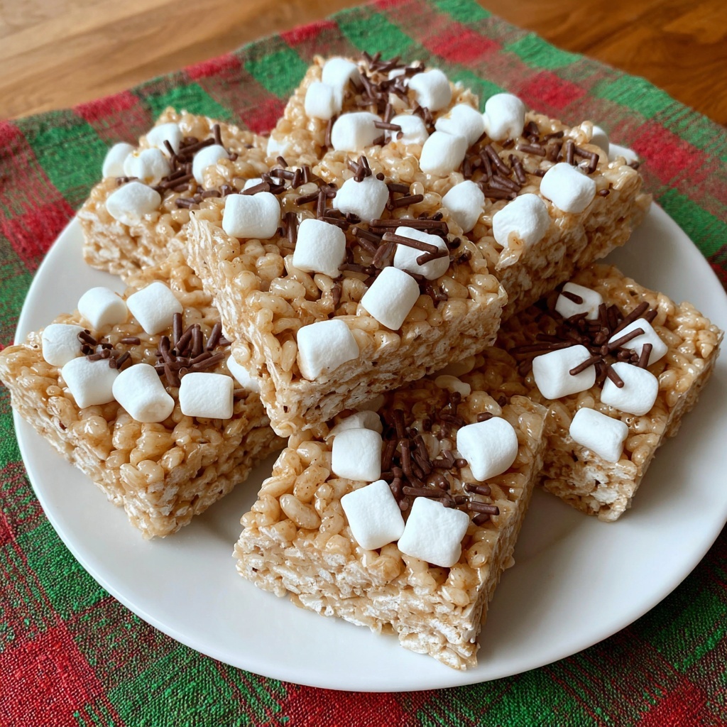 Hot Chocolate Rice Krispie Treats Recipe - Recipe Image
