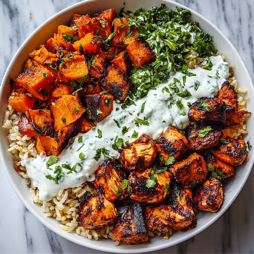 Chicken Sweet Potato Bowl: Your Easy High-Protein Meal! Recipe - Recipe Image