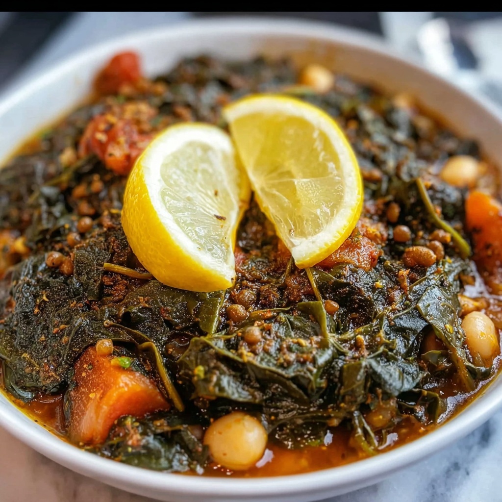 Delicious Lebanese Spinach Stew for Cozy Nights In Recipe - Recipe Image