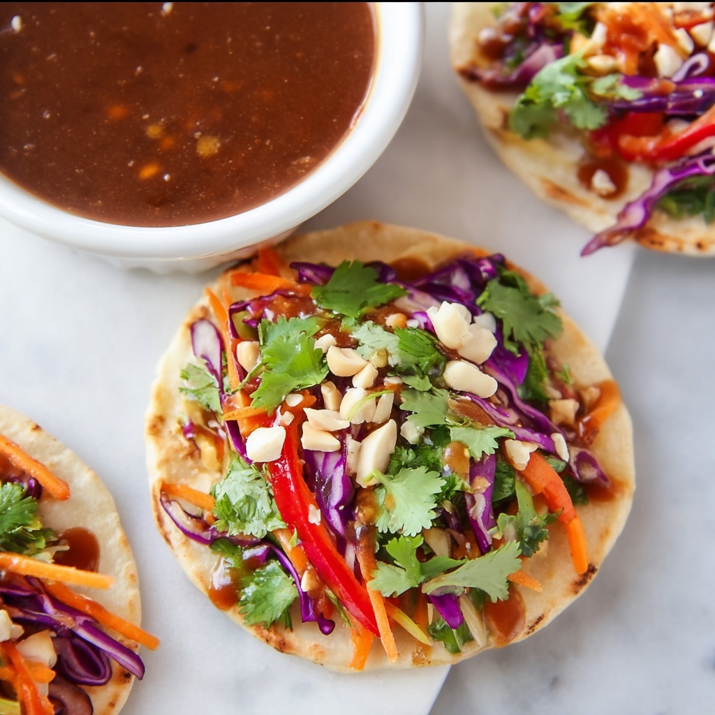 Chicken Pad Thai Tacos Recipe - Recipe Image