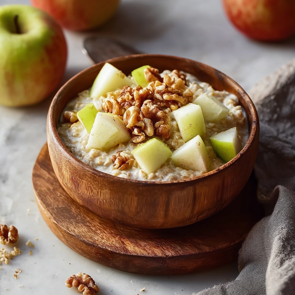 Delicious Creamy Barley Porridge with Apples for Cozy Mornings Recipe - Recipe Image
