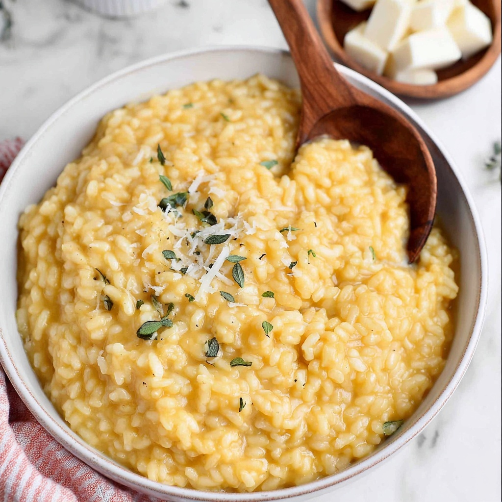 Creamy Butternut Squash Risotto Recipe - Recipe Image