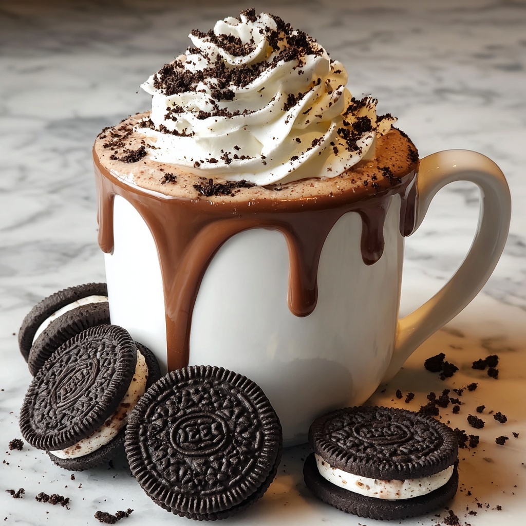 Decadent Oreo Hot Chocolate Recipe for Cozy Nights In Recipe - Recipe Image