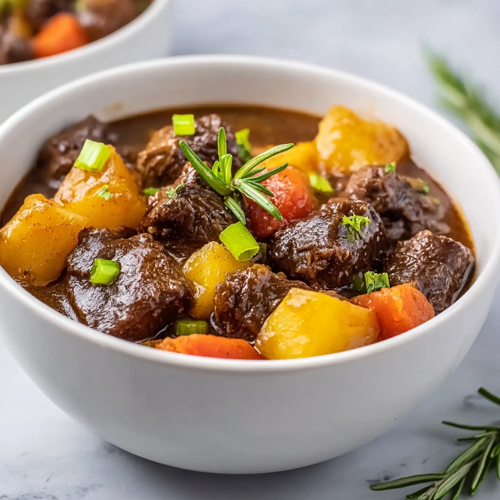 Hearty Dutch Oven Beef Stew Recipe - Recipe Image