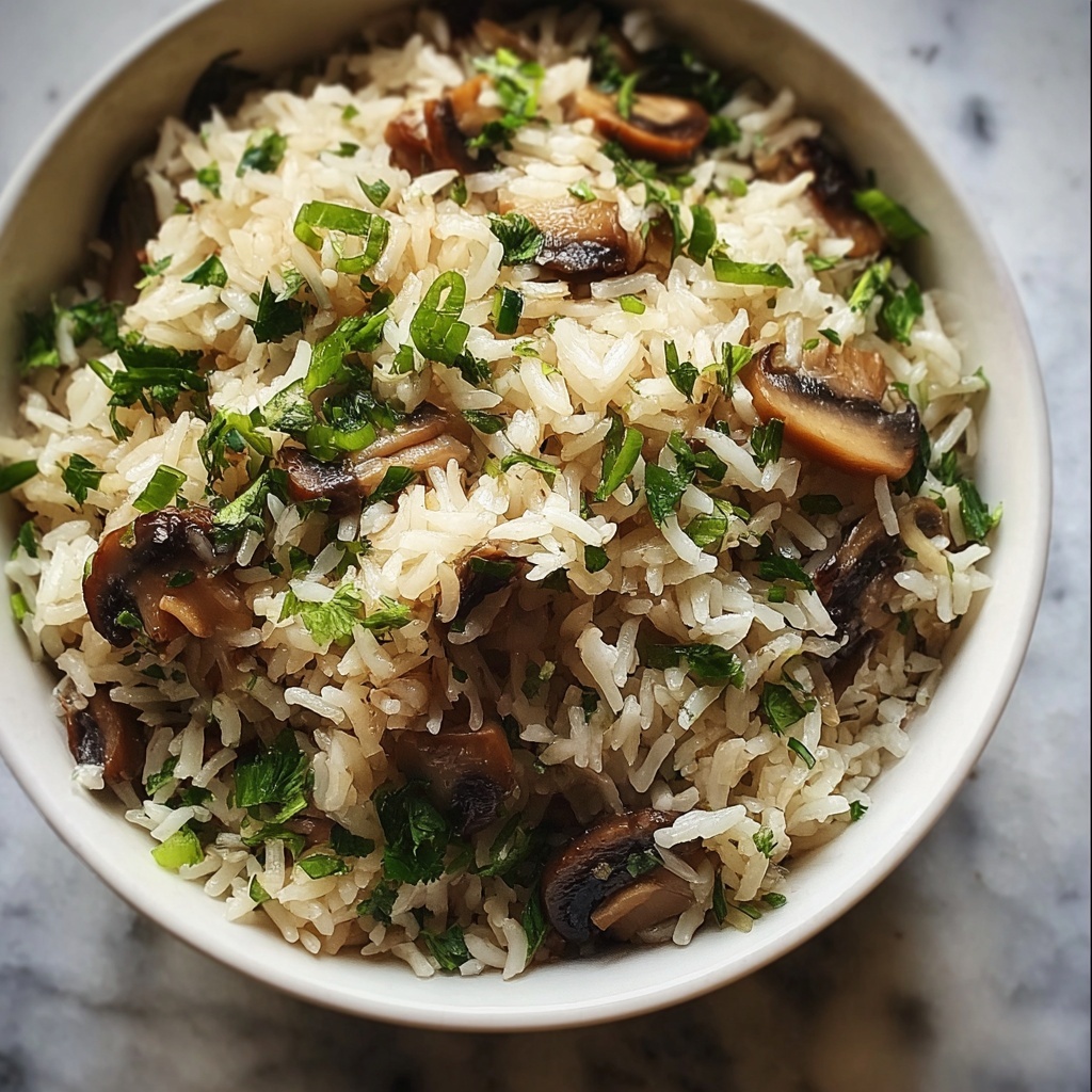 Creamy Mushroom Rice Recipe - Recipe Image