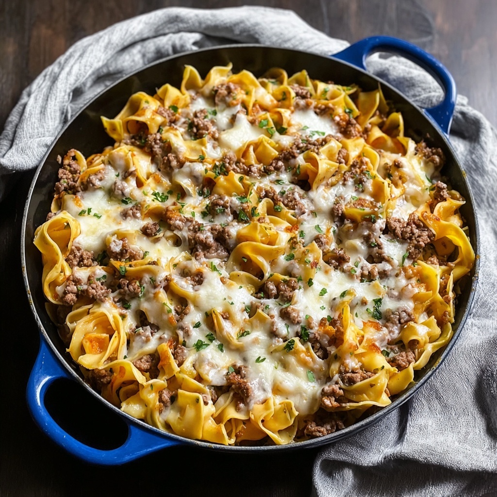 Sour Cream Beef Noodle Casserole Recipe - Recipe Image