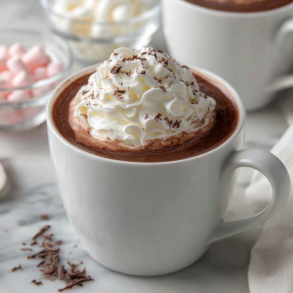 Rich Homemade Hot Chocolate Recipe - Recipe Image