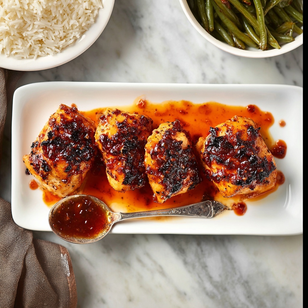 Air Fryer Hot Honey Chicken Thighs Recipe - Recipe Image