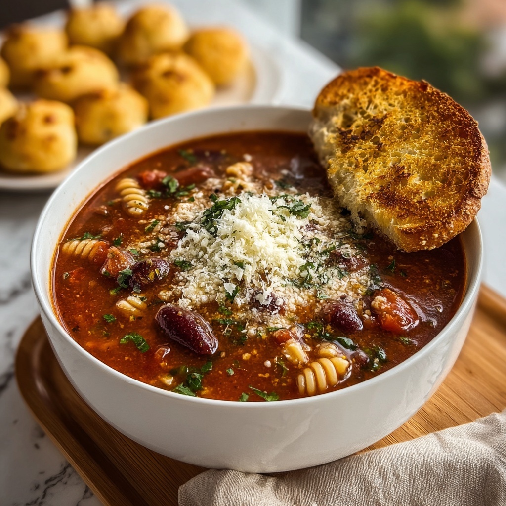 Crockpot Olive Garden Pasta Fagioli Recipe - Recipe Image