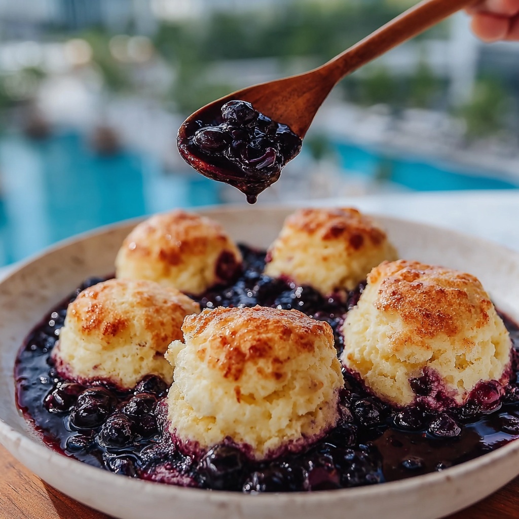 Delicious Blueberry Butter Swim Biscuits Recipe - Recipe Image