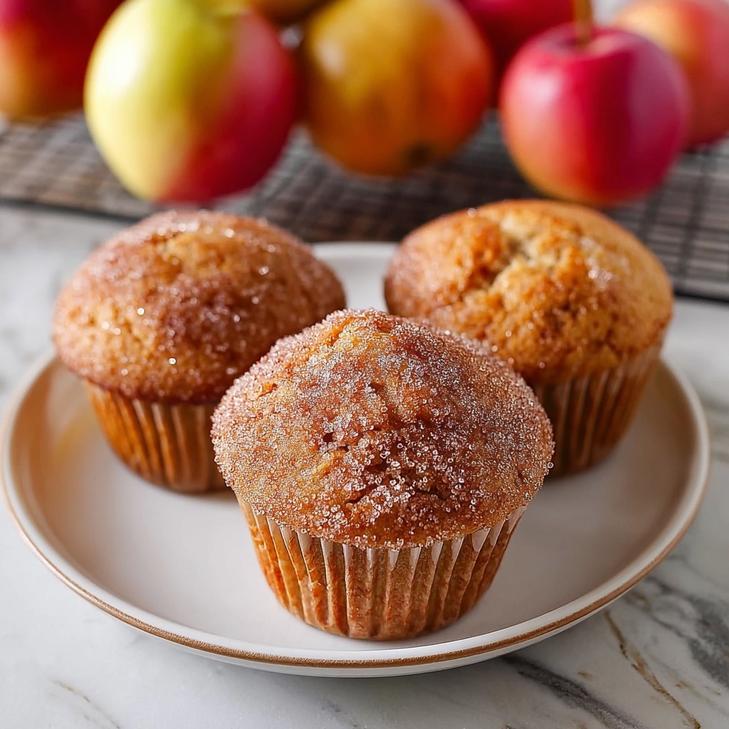 Mini Gluten-Free Vegan Apple Muffins Recipe - Recipe Image