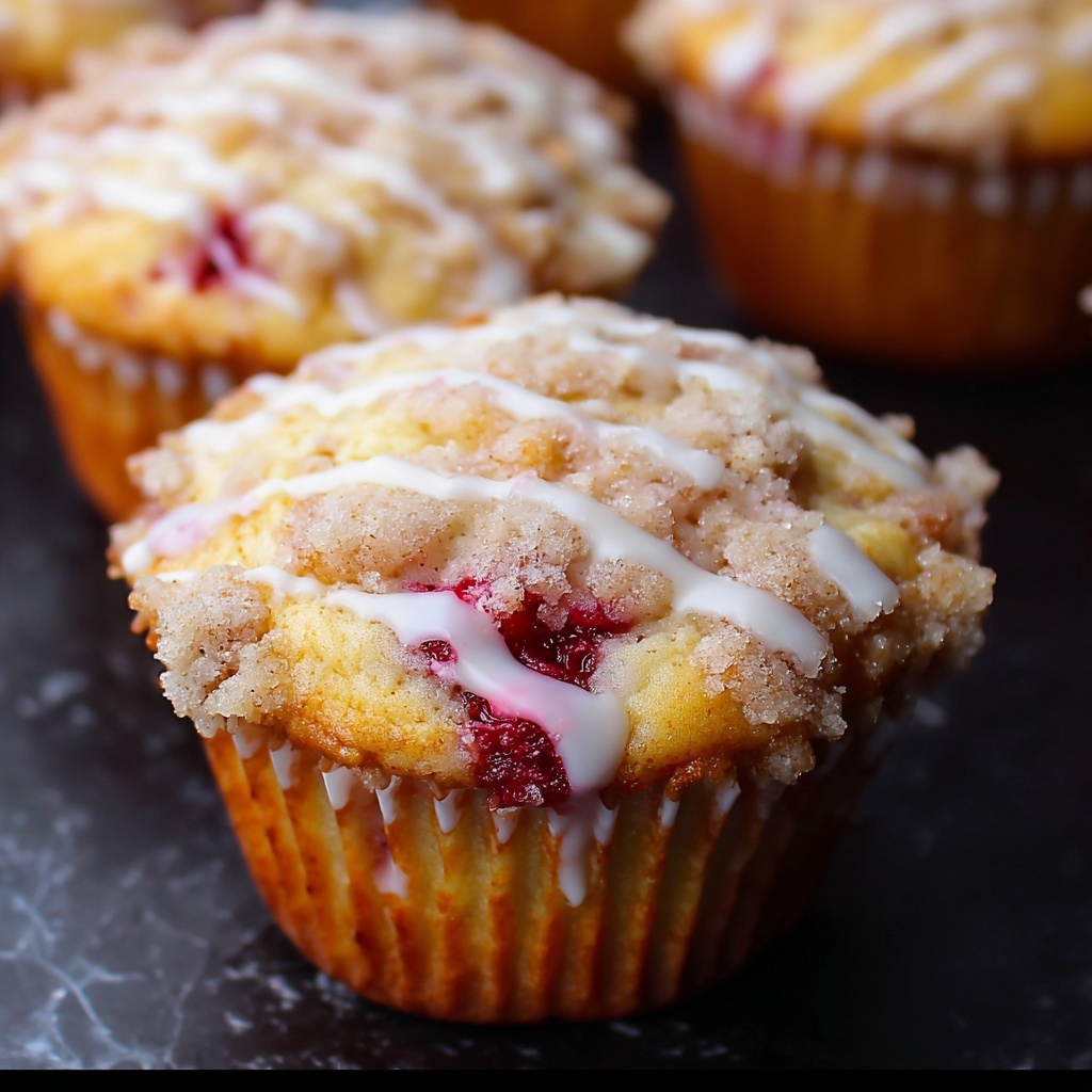 Raspberry Streusel Muffins Recipe - Recipe Image