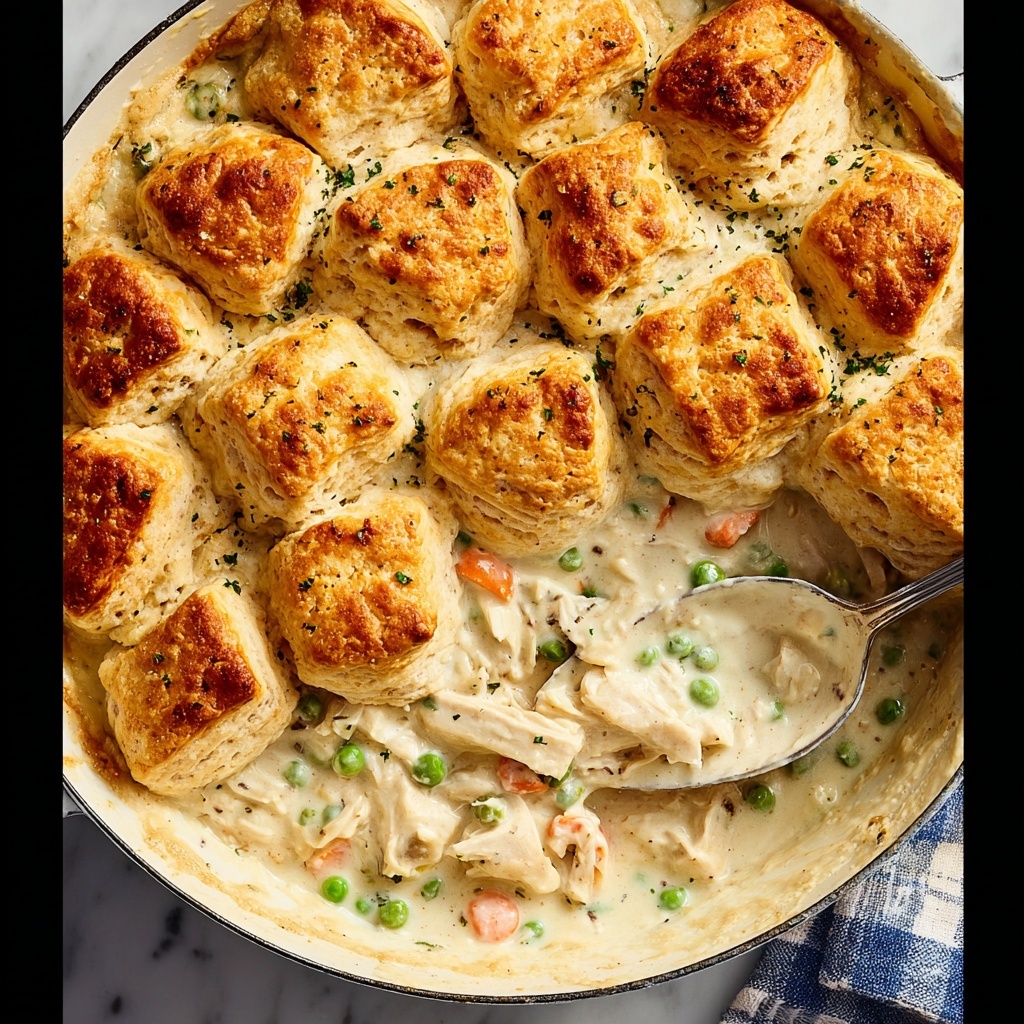 Chicken and Biscuit Casserole Recipe - Recipe Image