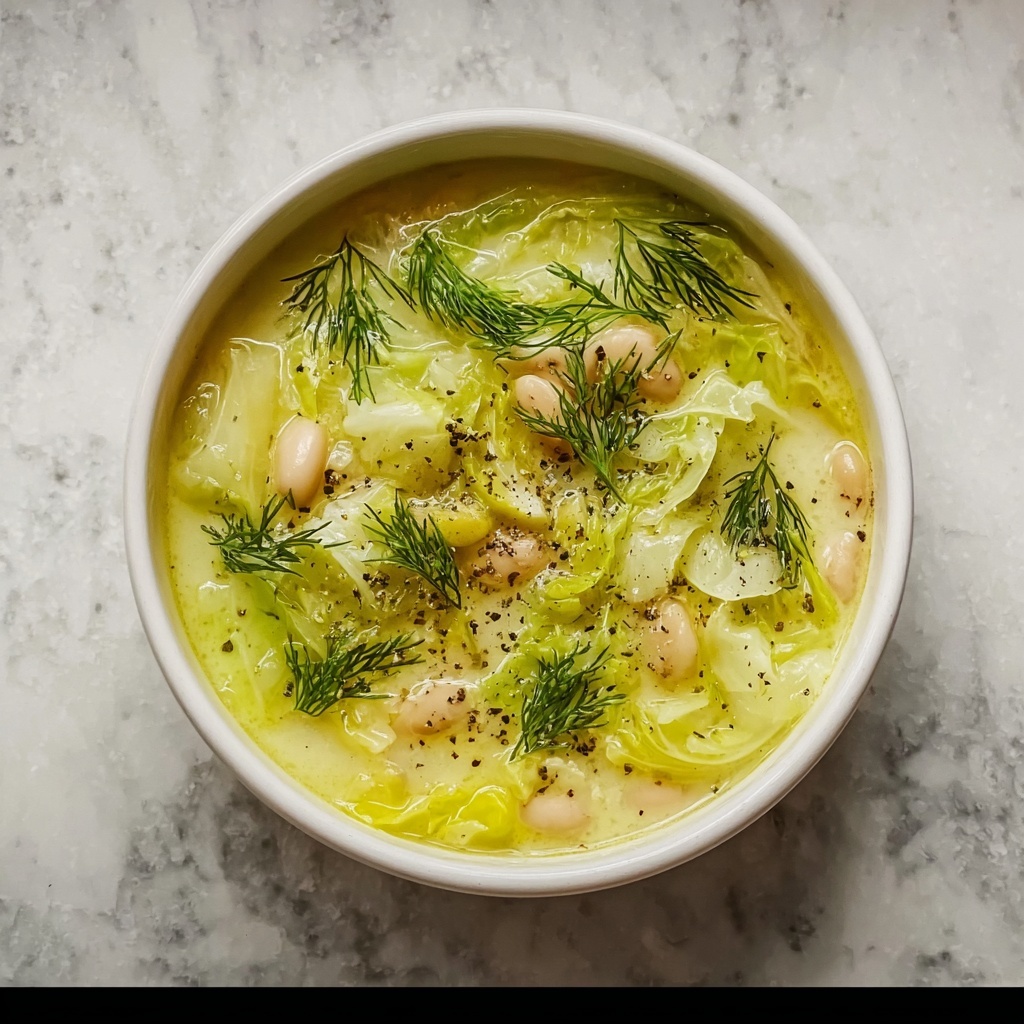 Lemon Dill Cabbage Soup: Cozy Comfort in 30 Minutes Recipe - Recipe Image