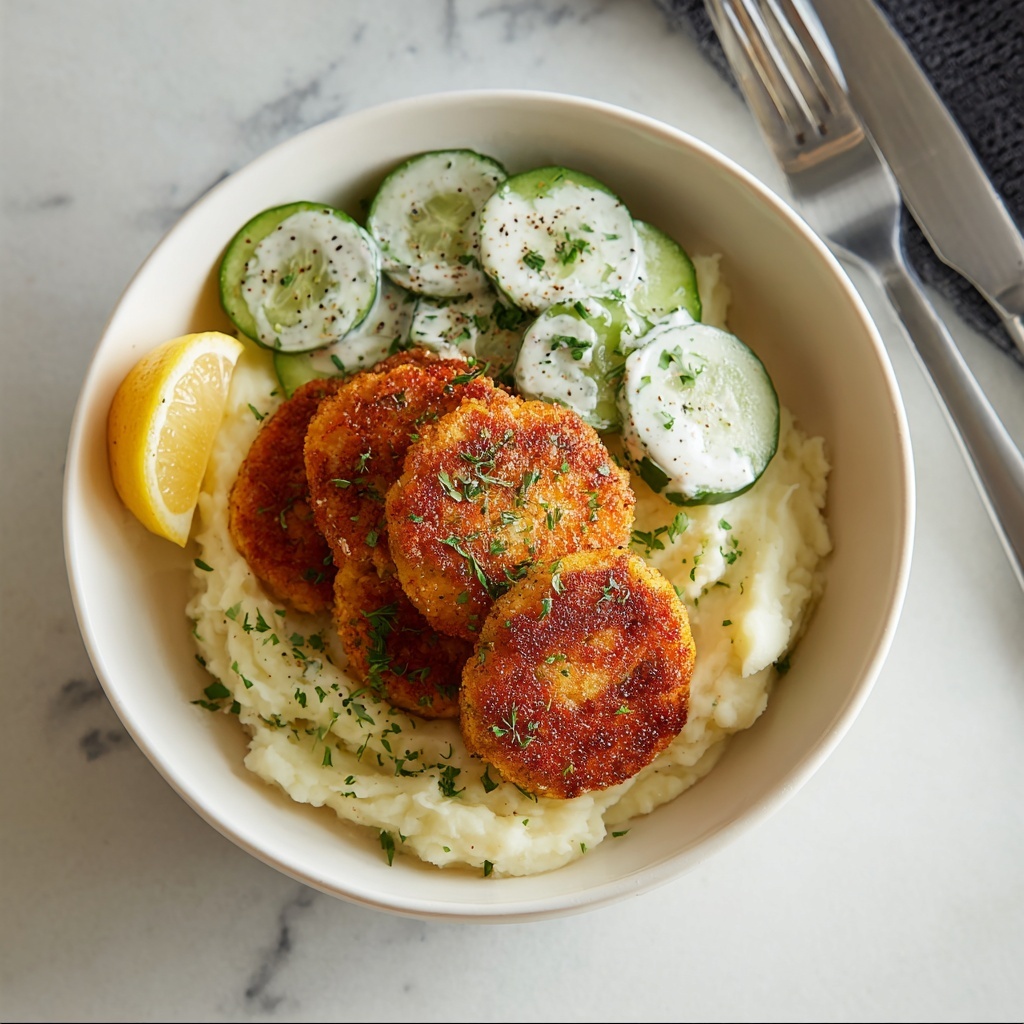 Baked Chicken Rissoles Recipe - Recipe Image