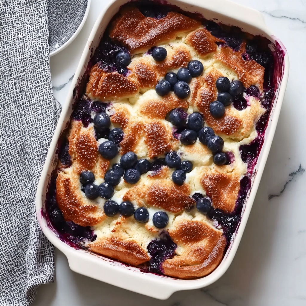 Overnight Blueberry French Toast Casserole Recipe - Recipe Image