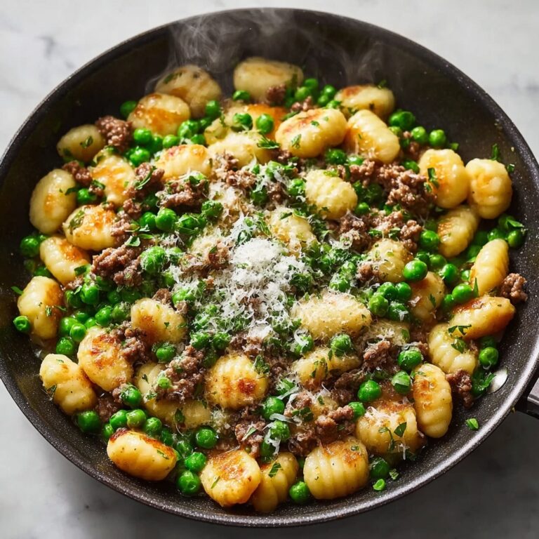 Gnocchi with Peas and Sausage (One-Pan Dinner) Recipe