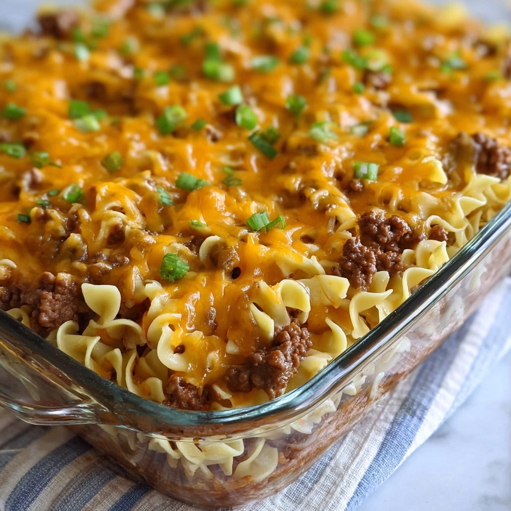 Beef and Noodle Casserole Recipe - Recipe Image