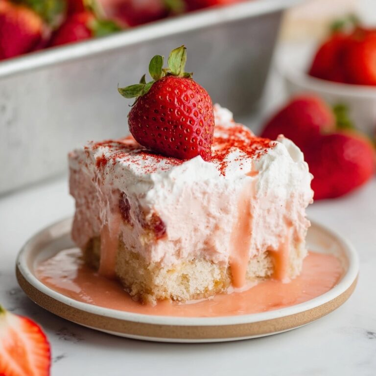 Strawberry Tres Leches (Eggless & Dairy-Free) Recipe