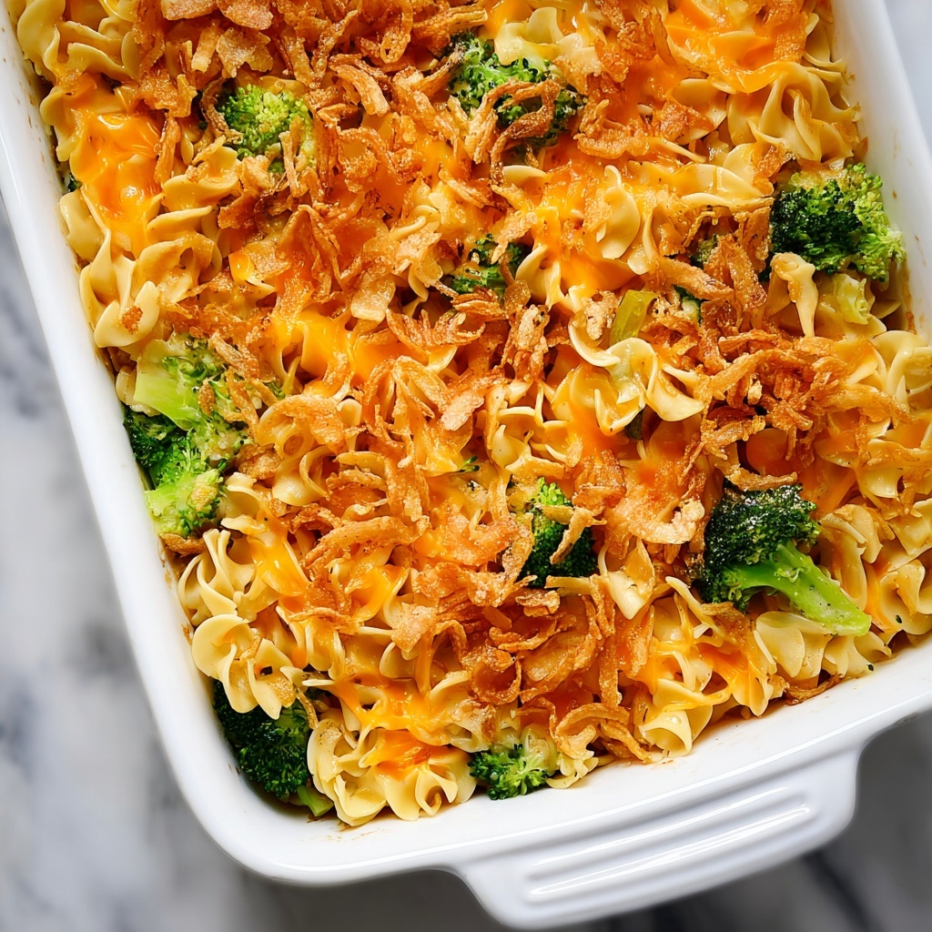 Cheesy Chicken Noodle Casserole Recipe - Recipe Image