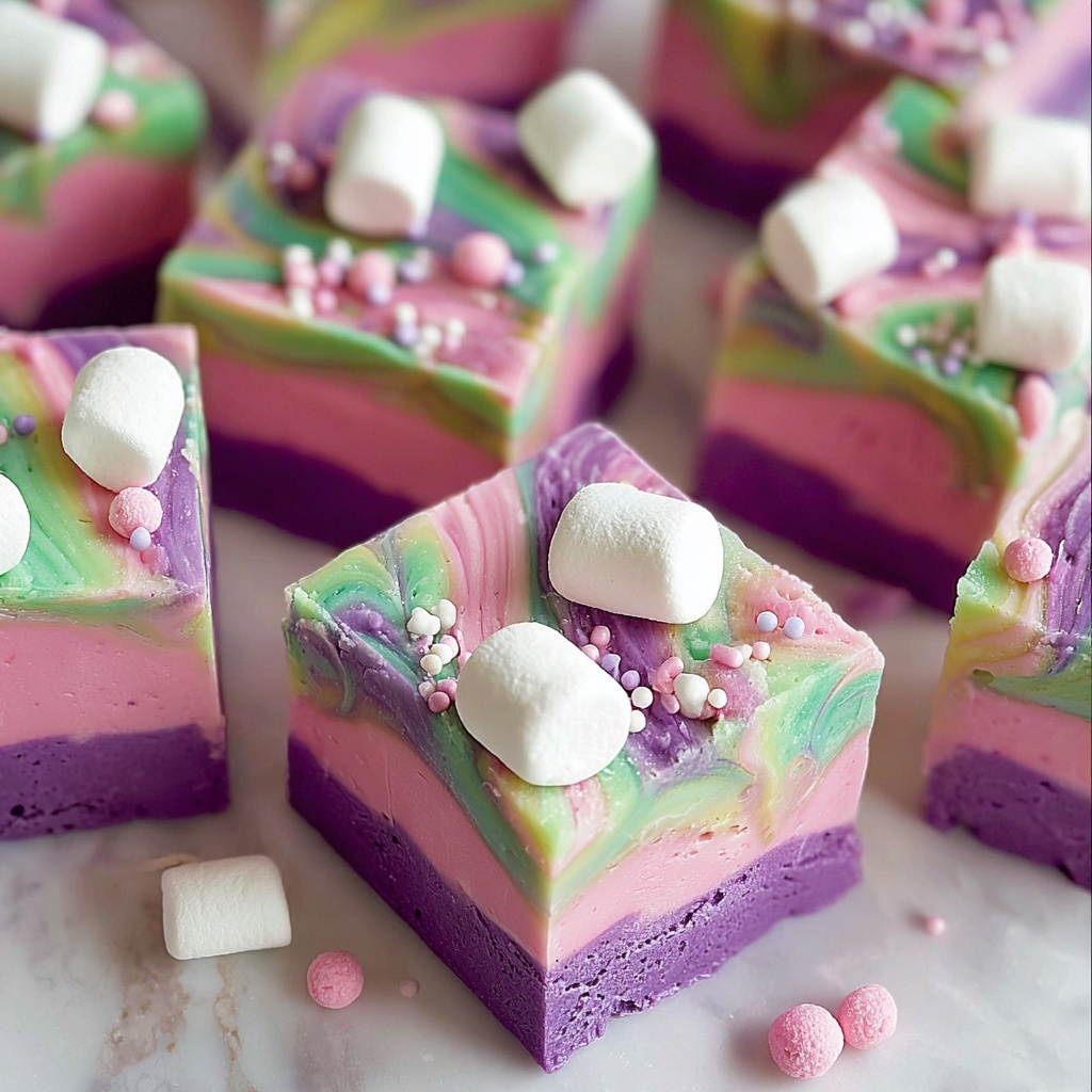 Unicorn Fudge Recipe - Recipe Image