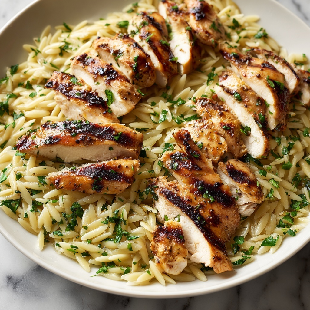 Boursin Orzo with Chicken Recipe - Recipe Image